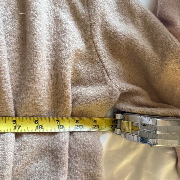 Madewell size medium tan and grey oversized cardigan - Picture 4 of 5